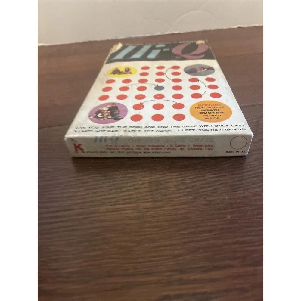 Vintage Hi-Q Puzzle Game‎ by Kohner for Entire Family Missing Brain Buster